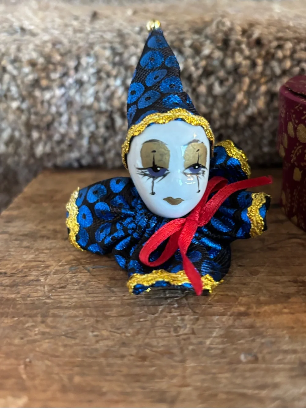 Jester Ornament Set - Multicolor Decorative Party Figures